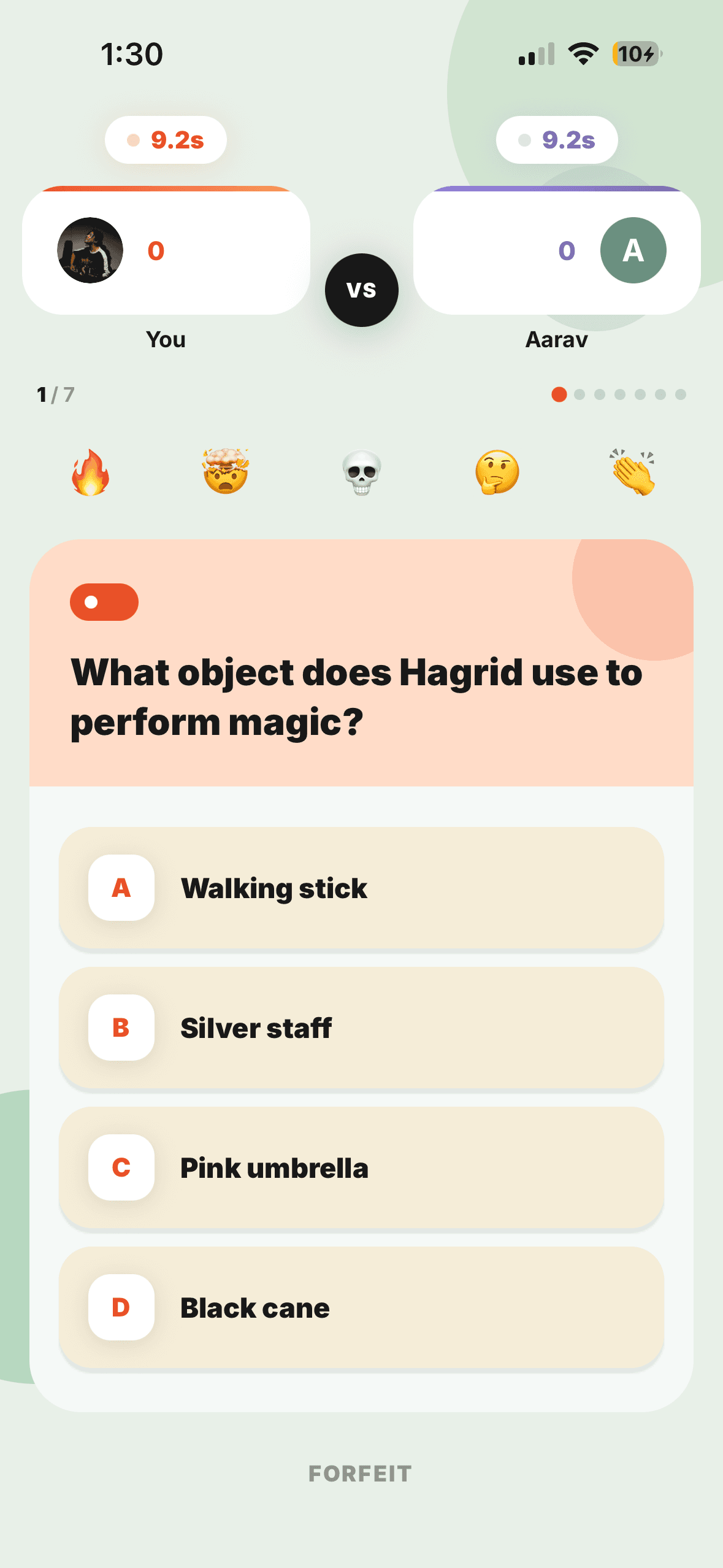 A Quelo quiz question